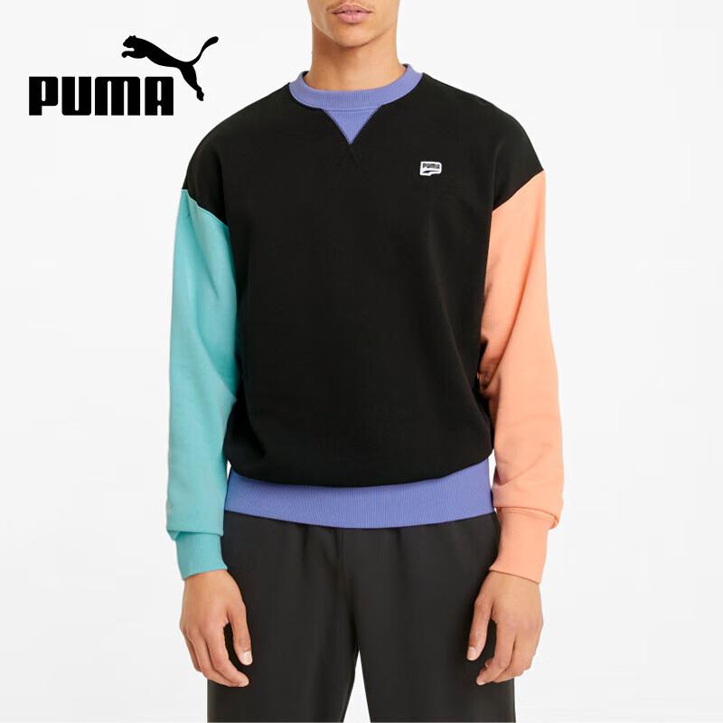 Puma Men's Patchwork Crew Neck Sweatshirt