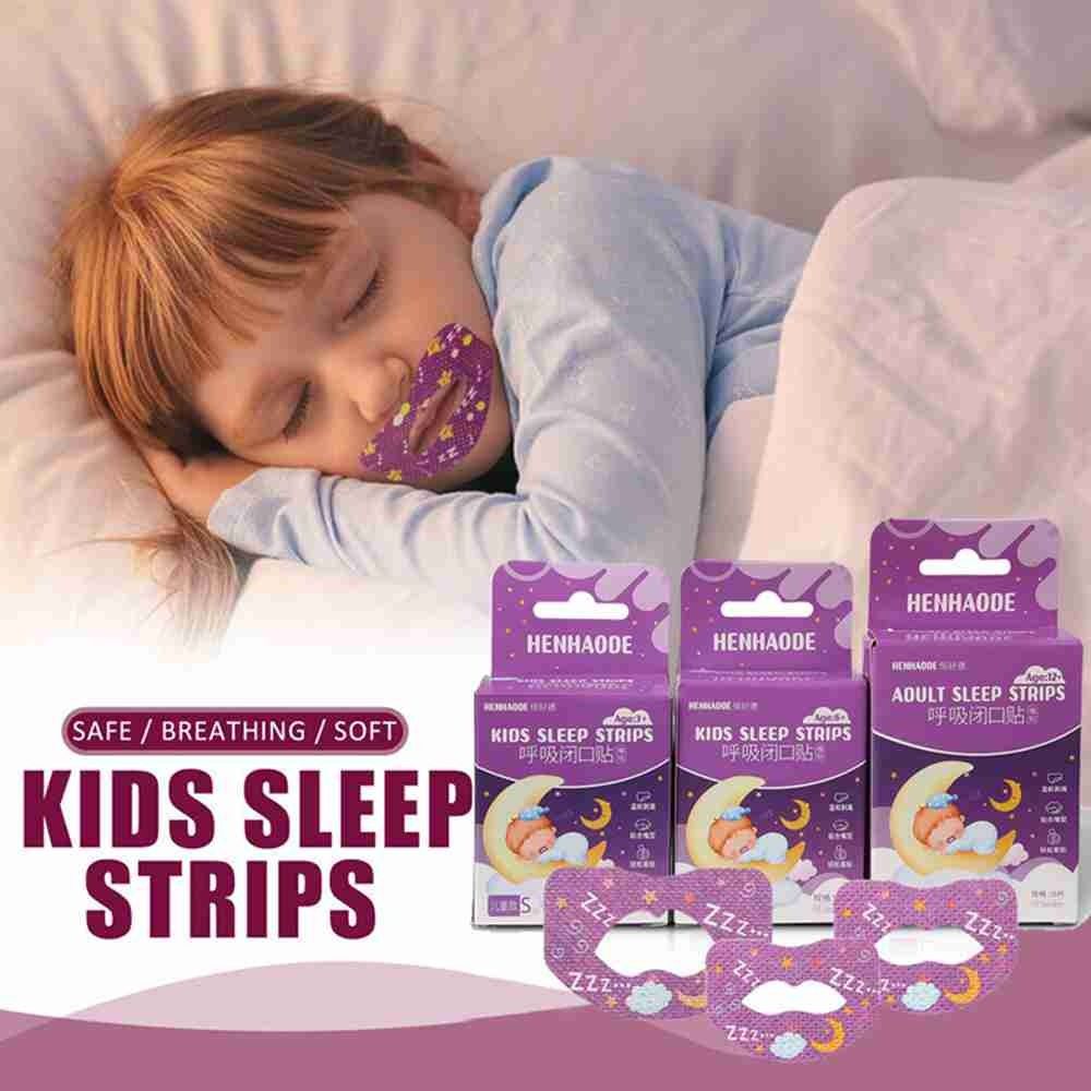 Sleep Mouth Correction Sticker Nose Breathing Improving Patch Anti-Snoring Stickers Ease Sleep Tape