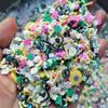 1000 г DIY Наполнитель для слайма Цветок Кусочки полимерной глины Подсолнух Вишня Маргаритка Пчела Смесь Посыпка из полимерной глины