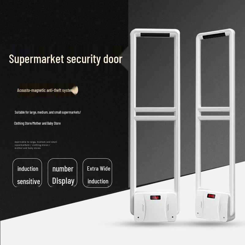 Acousto-Magnetic Anti-Theft System for Retail Security: Door Alarm & Access Control for Shopping Malls, Clothing, Bags, and Cosmetics.
