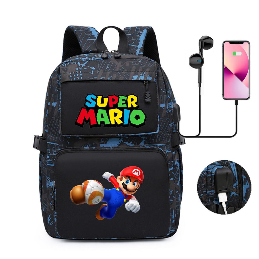 Game Merchandise Printed Backpack Youth School Bag Usb Computer Bag Backpack