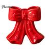 Dried Flower Holder Ceramic Bow Vase with Star, Decorative Flowers Vase, Creative French Style Arrangement for Living Room Table Centerpiece