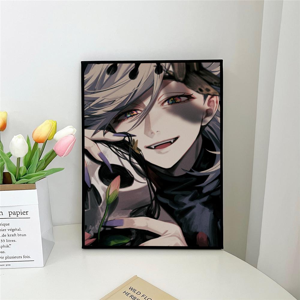 1pc Demon Slayer D-Douma Self-adhesive Art Poster Waterproof Paper Sticker Coffee House Bar Room Wall Decor