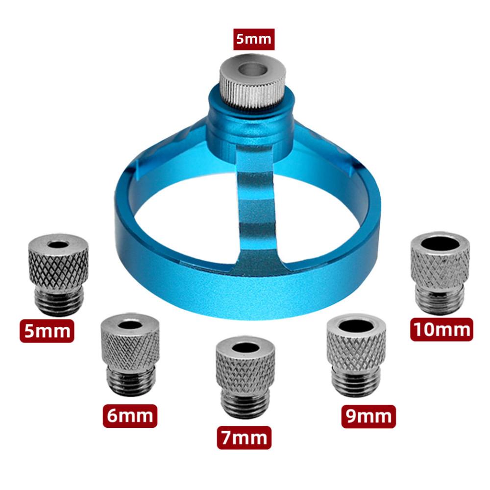 Center Doweling Jig 5/6/7/8/9/10mm Drilling Guide Vertical Pocket Hole Jig Woodworking Joinery Dowel Hole Punch Locator Tool