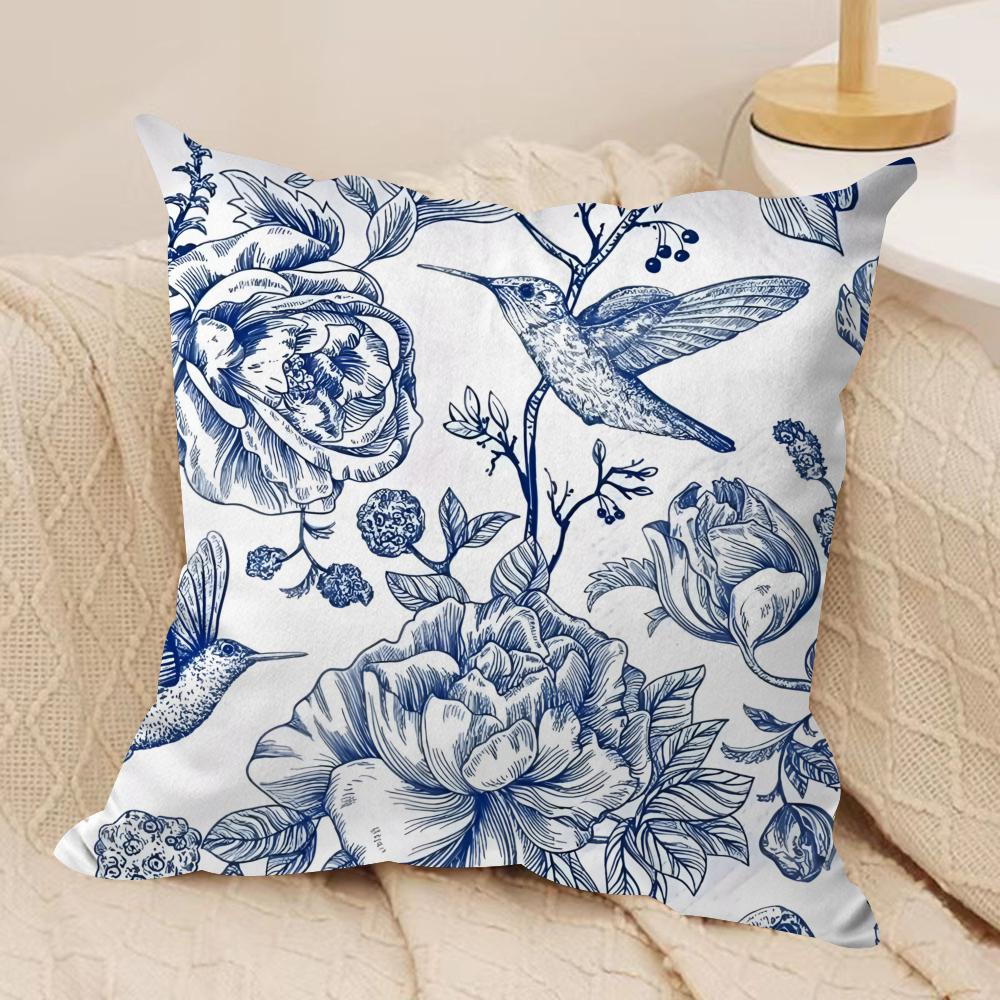 Bohemian Style Texture Cushion Cover Short plush Doublesided Print Square Throw Pillow Covers Sofa Home Cushion Decor