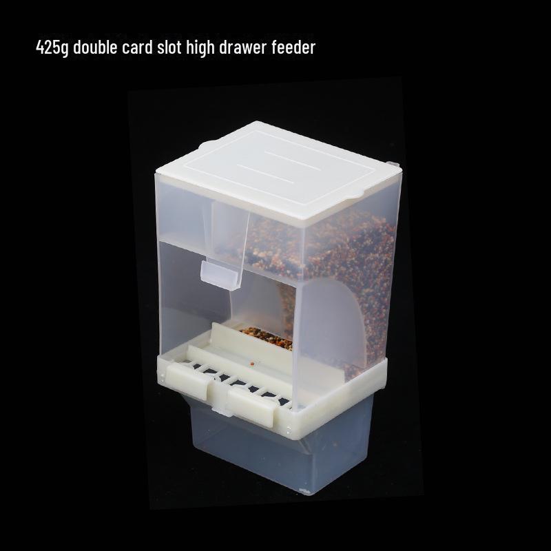 Anti-Spill Automatic Bird Feeder for Budgies and Cockatiels