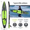 Inflatable Stand Up Paddle Board Non-Slip Kayak SUP Beach Water-skiing Surfboard Pulp Board with SUP Accessories for Youth Adult