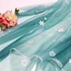 Snowflake Flower Embroidery Fabric DIY Hanfu Ancient Style Cheongsam Summer Skirt Children Clothing Baby Clothe Designer Fabric