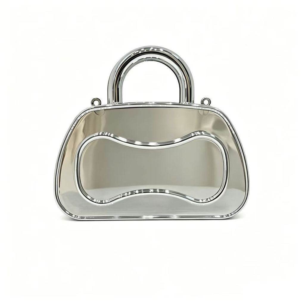 Small Acrylic Square Bag With Chain For Daily Casual Wear