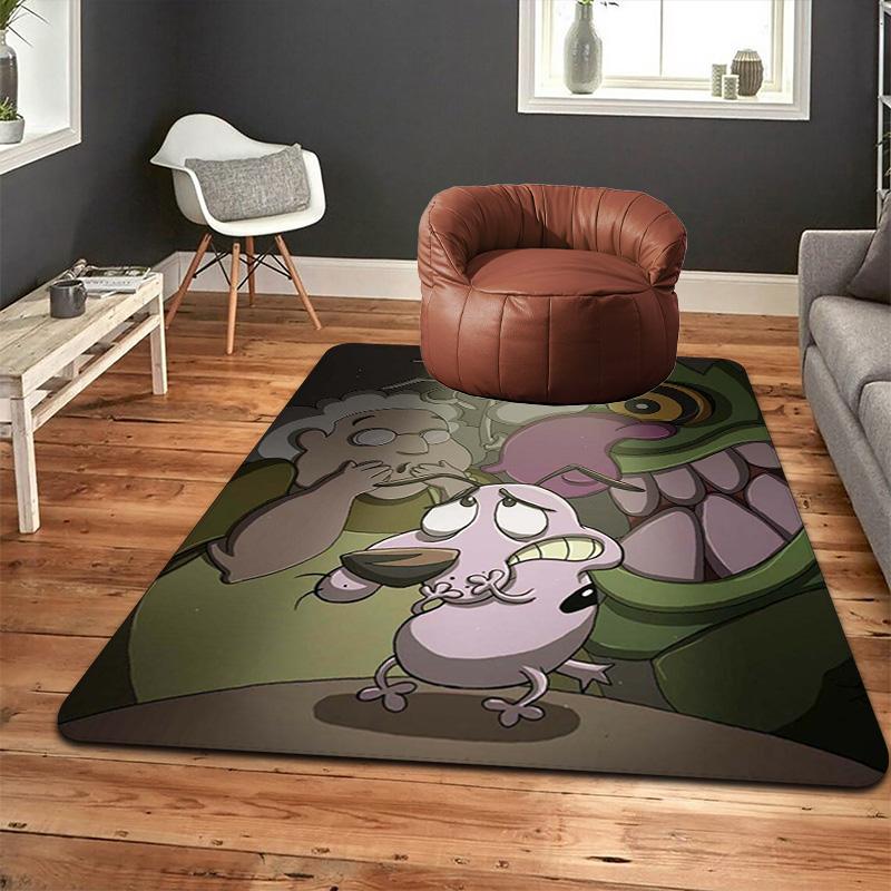 Timid Cartoon Puppy Rug Floor Mat for Living Room or Bedroom Soft and Comfortable Carpet a Gift for Birthday and Holiday.ZFF0913238