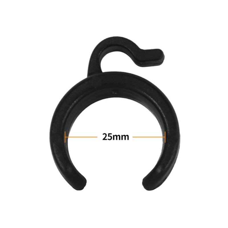 10 Units Plastic Mic Cord Holder Grips Sound Cable Clip Buckle For Arranging 15mm 20mm 25mm Round Tubes