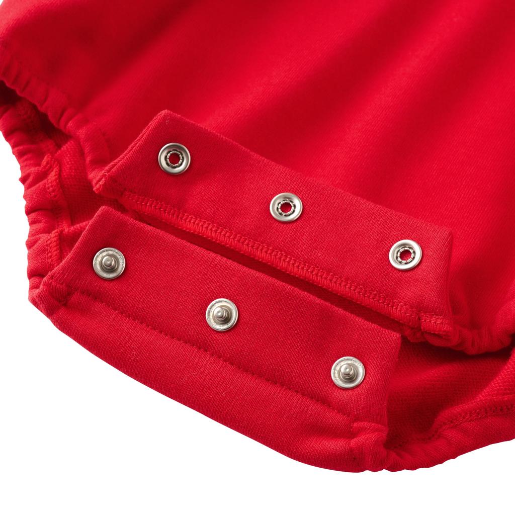 MIKI HOUSE Logo Solid Made in for Boys and Baby Size S Red and Romper, Color, Japan, Girls, Clothes, Children's Clothing, Overalls, (70-80cm), Green,