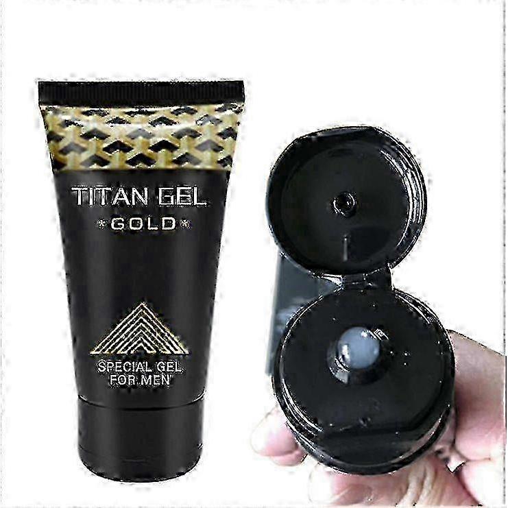 Titan Gel Intimate Gel for Men, Gold Version - Enhance Size, Blood Circulation, Moisture, Irritation Prevention, Fresh Feel