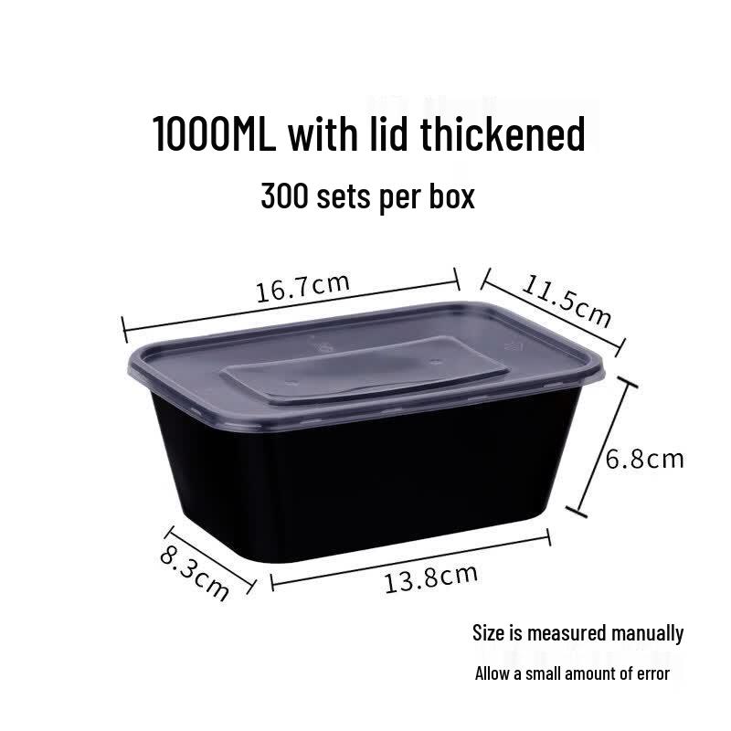 Tian Ya Jing Thickened Disposable Plastic Meal Boxes
