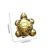 Pyrite Tortoise Natural Pyrite Carved Stone Mini Wealth Home Decor Desktop Tortoise Ornament For Office Desk Car Graduation