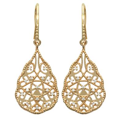 [L1177] - Gold Plated 'Carmen' Earrings