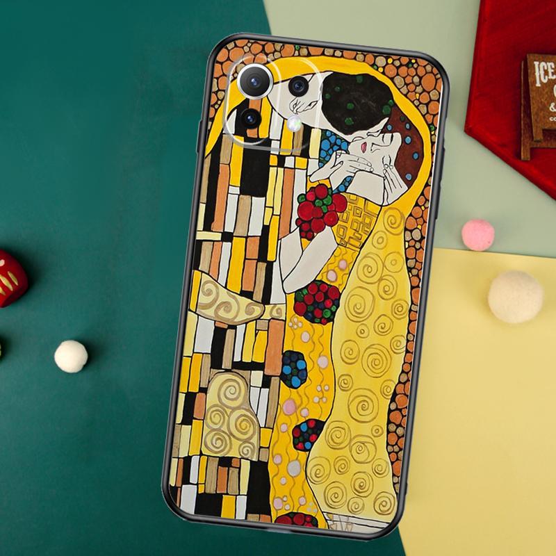 Gustav Klimt Kiss Art Case For Xiaomi 14T 13T 12T 11T Pro 13 14 15 Ultra POCO X6 Pro X3 X5 F5 F6 M6 X7 Pro Cover
