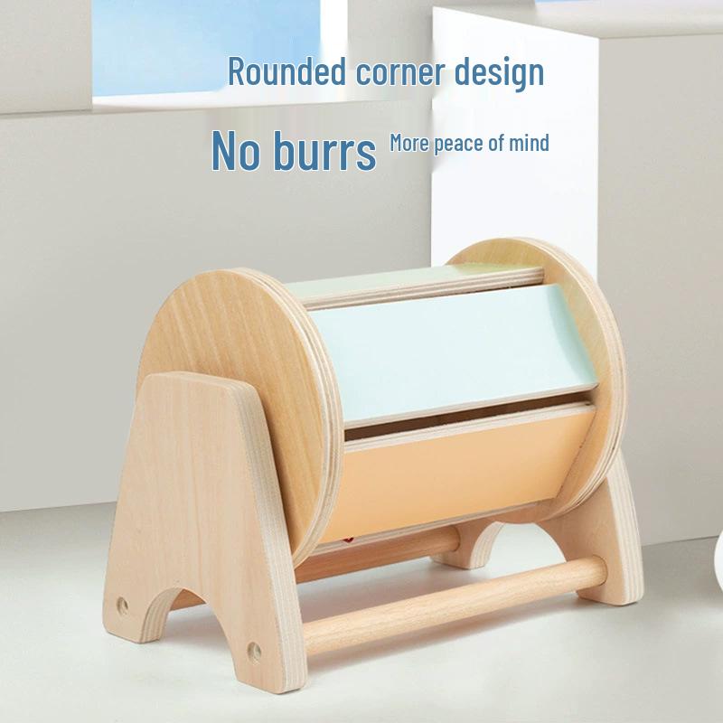 Montessori Wooden Ball Rolling Box: Early Education Toy for Children's Concentration Training