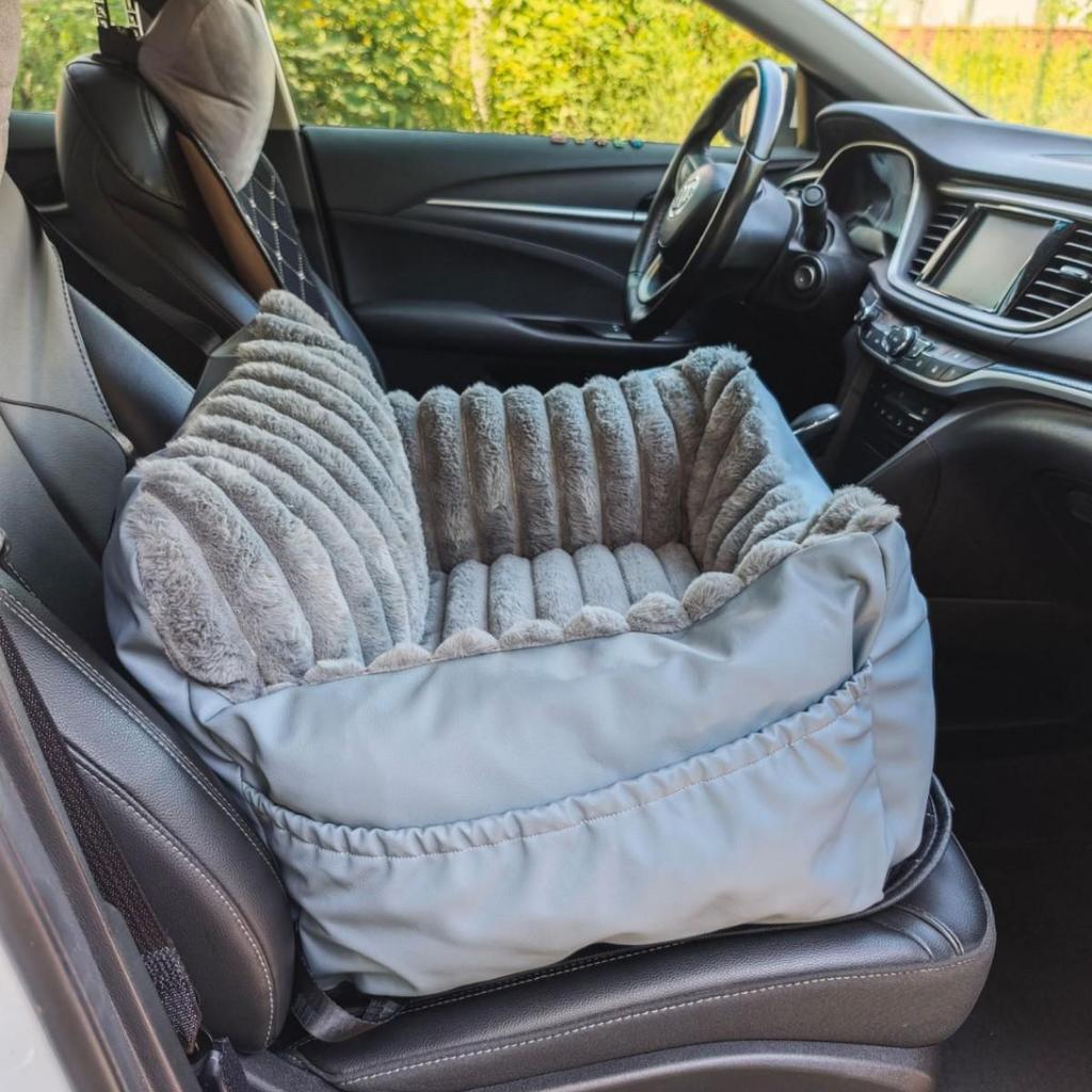 Przenosne wodoodporne siedzisko samochodowe i legowisko dla psa - Podwójne zastosowanie, zmywalna poduszka dla zwierząt na podróż, bezpieczeństwo