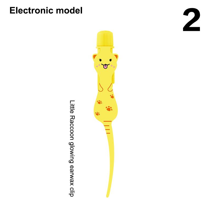 Baby Ear Cleaner Tweezer Soft Ear Picks Led Flash Light Ear Wax Curette Picker Ear Cleaning Tools Ear Wax Dig Removal Earpick