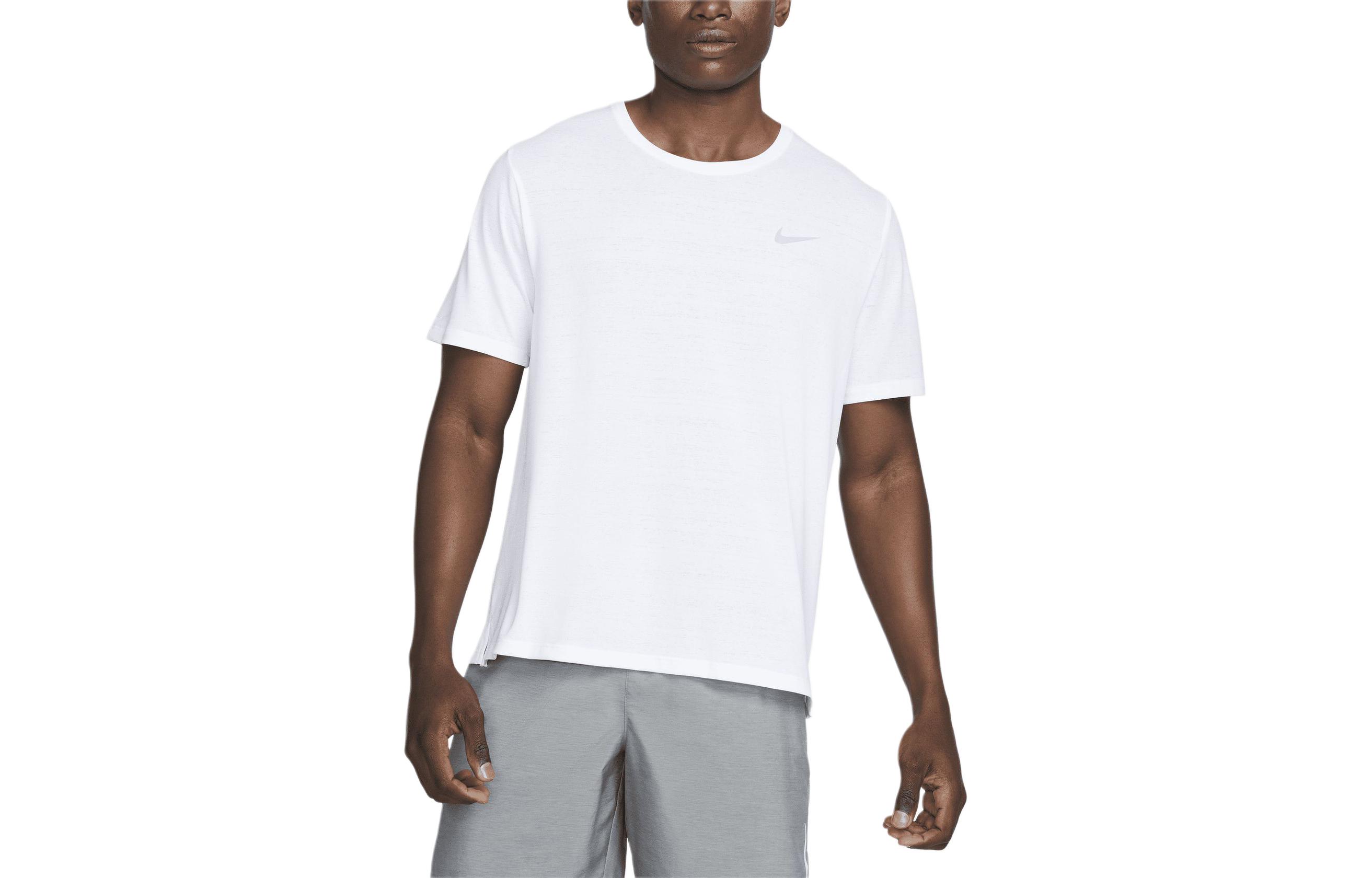 Nike Dri Fit T Shirt Men s White CU5992-100 L