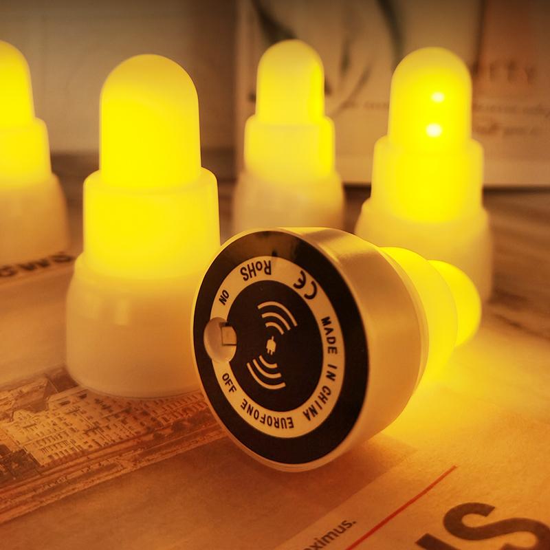 12PCS Remote Controlled Wireless Charging Rechargeable Tealight RGB LED Candle Lamp Wedding Xmas Home RGB Party Table Decor