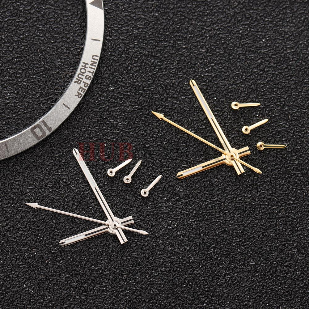 VK63 Watch Hands Fit For VK63 Quartz Movement Silver Rose Gold 6-Hands Green Luminous Watches Parts Pointer/Needle Accessories