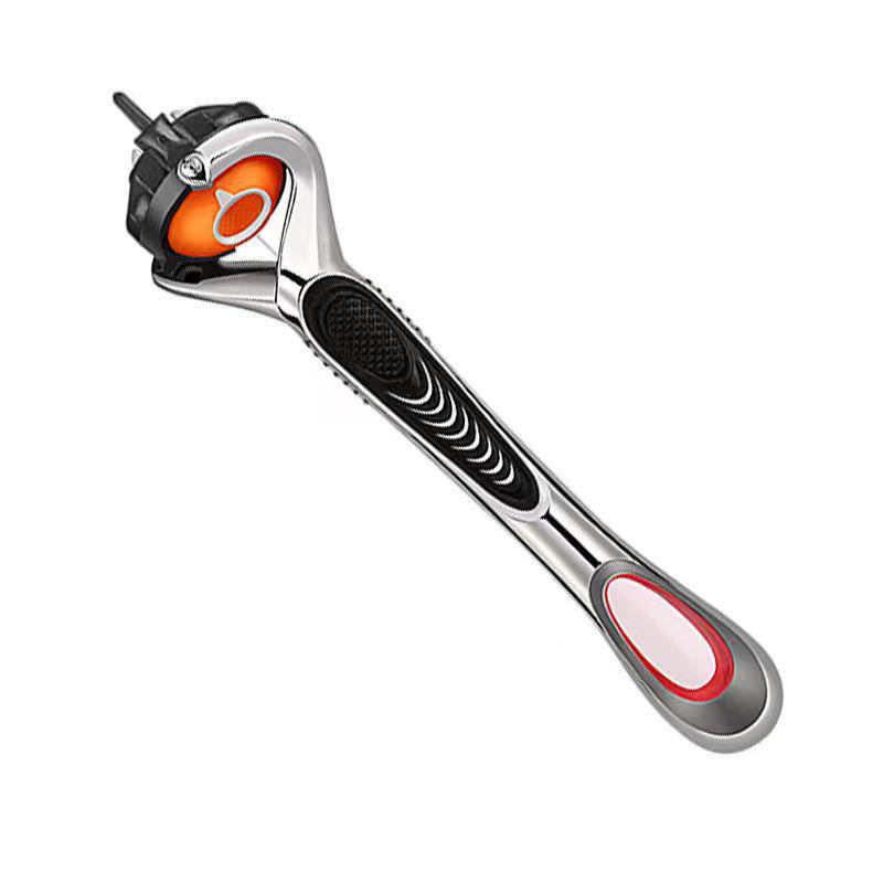 Men's Three-Layer Manual Razor with Cross-border Blades