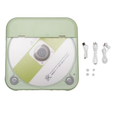Portable CD Player Bluetooth MP3 Stereo Sound Desktop CD Music Player with Headphone and Sound Cable