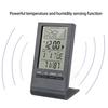 Digital Temperature Humidity Measurement Meter Gauge for Home Baby Room Thermometers Hygrometer with Time Alarm Clock