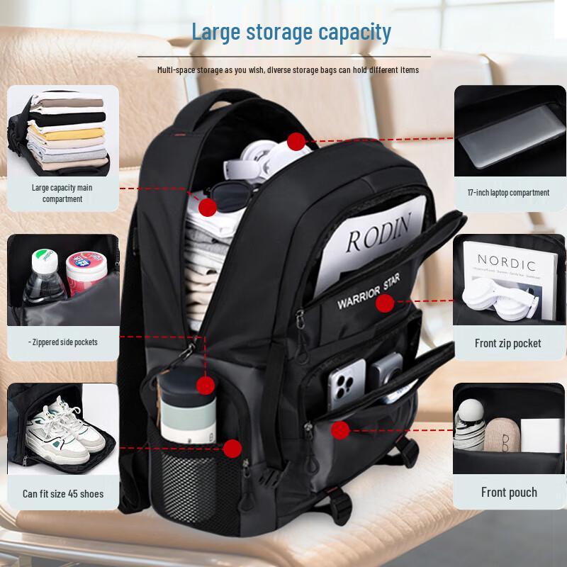 Warrior Large Capacity Multi-functional Backpack