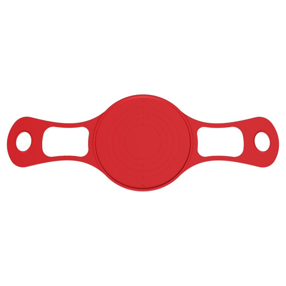 Reusable Silicone Bread Slings Round  Rectangular Bread Baking Liners Baking Mat  Oven round red