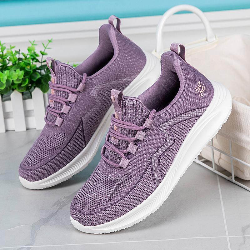 Women's Breathable Soft Sole Casual 2025 Summer New Single Shoe Fitness Shoes Korean Version Fashionable Sports Shoes