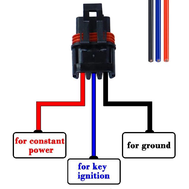 Pulse Plug Connector Pulse Bar Connectors Compatible With Polaris 2018 2024 Ranger XP 1000 RZR RS1 Pro General 1000 14 Ga Wire Accessory Plug