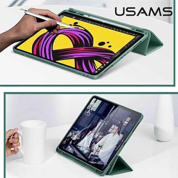USAMS Winto Case Ipad Air 10.9 2020 Dark Green Ip109Yt04 (Us-Bh654) Smart Cover