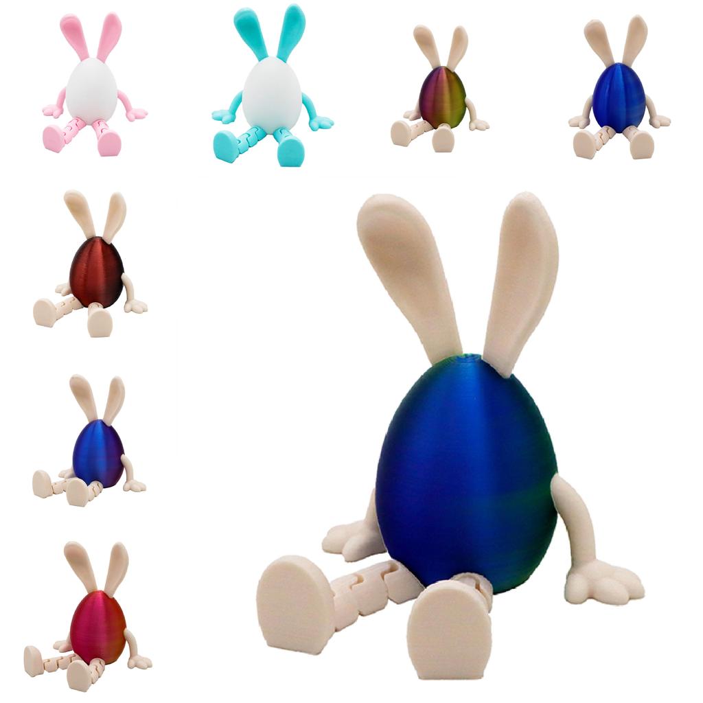 Easter Bunny 3d Printing Model Toy With Creative Decor For Holiday Gift Exchange