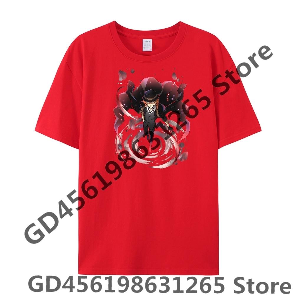 

Bungo Stray Dogs Bungo Zwerfhonden T shirt UnisexWomen Harajuku Kawaii Tops Y2k Anime Cartoon Tees Fashion Tops Casual Clothes S