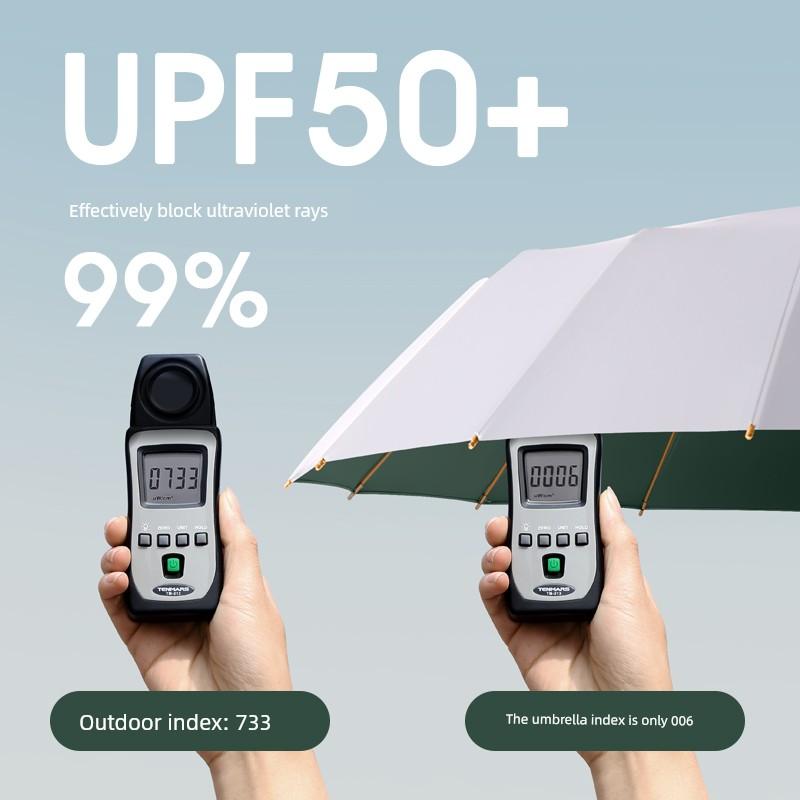 32-Bone Manual Umbrella Men's Good-looking Sun Umbrella Sun Protection UV Protection Umbrella Female Student Rain Or Shine Dual-Use