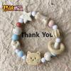 Jingde Ceramics Jingdezhen Bracelet Biscuit Cat Bear Series Niche Chinese Versatile Design Girlfriend Bracelet