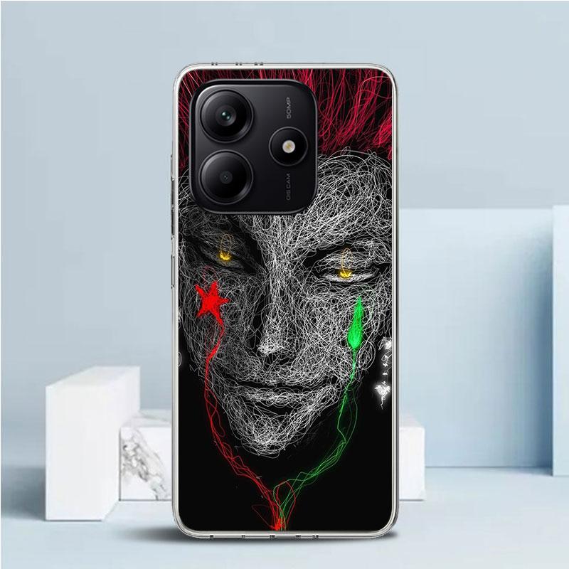 Huner X-Hunters Hisoka Phone Case For Xiaomi Redmi Note 15 14 14S 13 12S 12 Pro Plus 11S 11 11T 11E 10S 10 + Soft TPU Back Cover