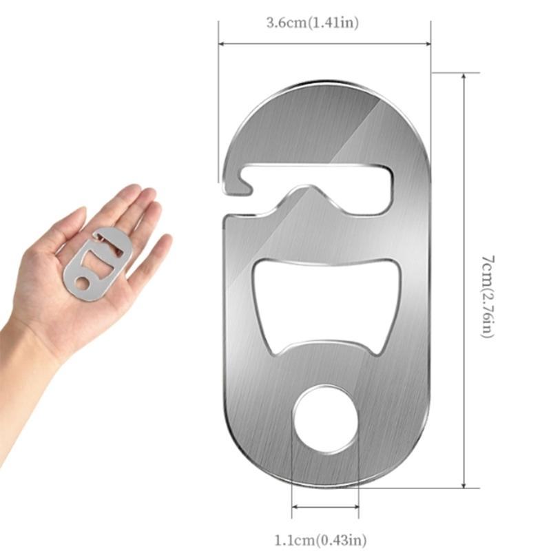 Tent Cord Adjuster Clip 20kg Secures Grip Easy Operations Stainless Steel Outdoor Shelter Accessories Adjustable Buckles