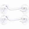 Multi-Color Door Hook: White, Black, Antique & Red Bronze, Stainless Steel, Windproof Room Door Bolt