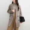 Fanzhen Women's 100% Wool Mid-length Coat