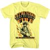 Jimi Hendrix Swirly Text Band TShirt Cotton Graphic Tee Unisex Women Summer Streetwear