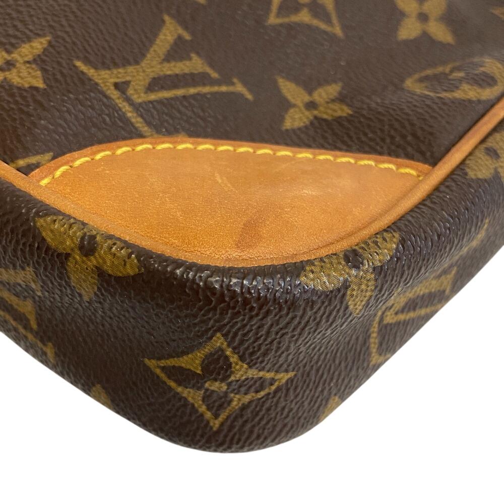 LOUIS VUITTON M51827 second Monogram leather Marly Dragonne Clutch bag Brown leather unisex Used