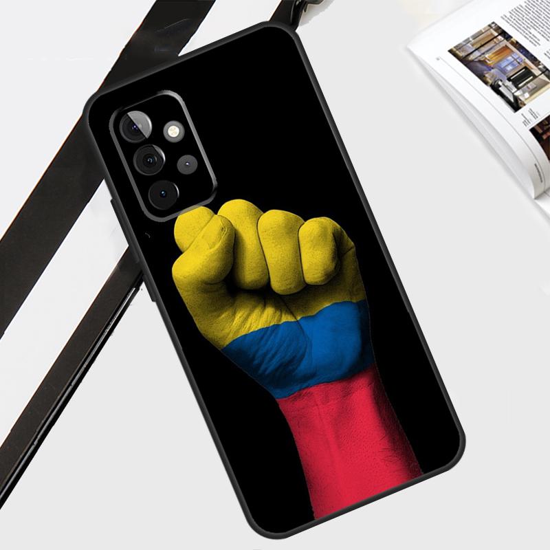 Colombia Flag Case For Samsung Galaxy A54 A34 A14 A56 A36 A26 A16 A06 A12 A22 A32 A52 A13 A53 A15 A35 A55