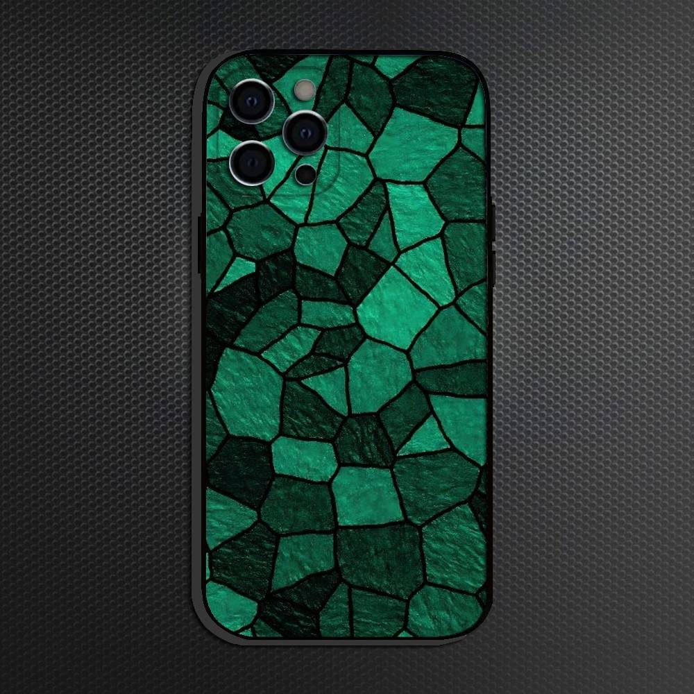 Glass Illustration Phone Case For iPhone 16,15,14,13,12,11 Plus,Pro Max, Others Soft Black Cover