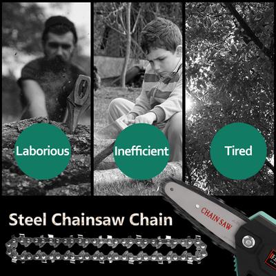 4 Inch Mini Steel Chainsaw Chain Electric Electric Saw Accessory Replacement