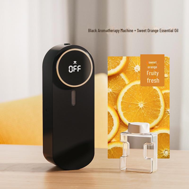 

W3 Автоматичний аромадифузор: Стійкий аромат для дому та ванної кімнати 1 bottle of orange essential oil чорний