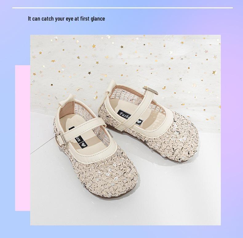 Korean-Style Toddler Summer Sandals: Girls' Breathable Mesh Roman Shoes